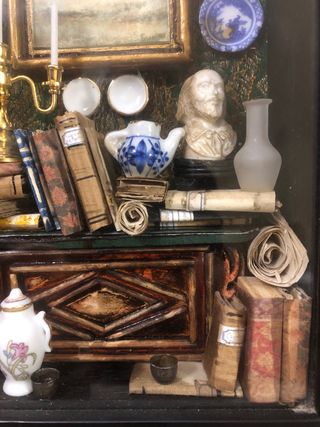 Diorama vintage miniatura