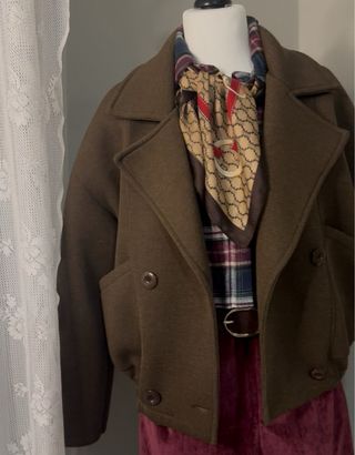 Giacca donna taglia unica marrone