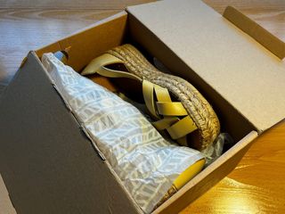 Sandalias Naguisa Piel Amarillas Talla 37