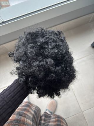 Pack 3 pelucas: naranja, rosa y negra