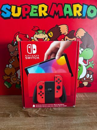 NUEVA Nintendo Switch OLED Edición Mario Roja