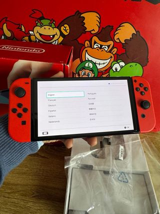 NUEVA Nintendo Switch OLED Edición Mario Roja
