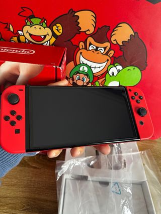 NUEVA Nintendo Switch OLED Edición Mario Roja