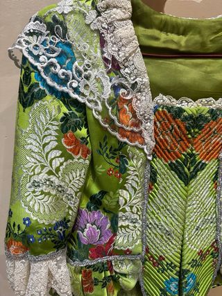 Traje Fallera Niña Verde Multicolor