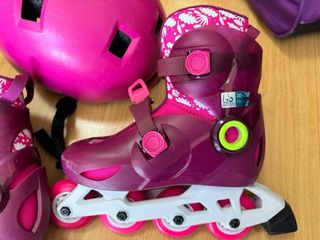 Patines infantiles Oxelo con casco y bolsa