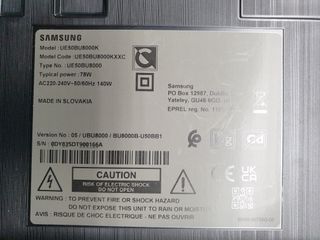 TV Samsung Cristal UHD 50'' para piezas