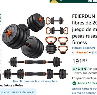 Juego de pesas FEIERDUN 40 kg NUEVO