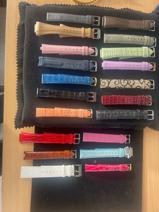 20 Correas de cuero y cocodrilo