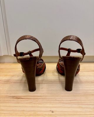 Sandalias Chi Mihara Multicolor Tacon