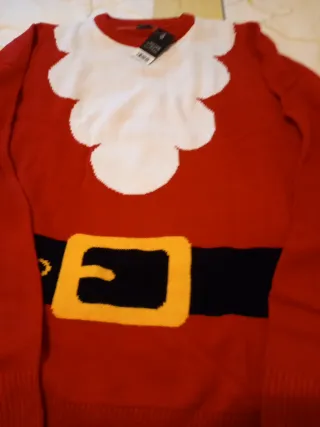 Jersey Navideño Papá Noel Talla S/M.Luz y sonido
