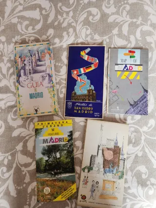 Colección Guías y Mapas Madrid acepto ofertas
