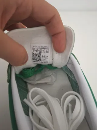 Adidas Gazelle Indoor verdes-blancas