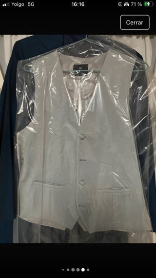 Chaqué Traje Novio Ceremonia Fiesta Azul