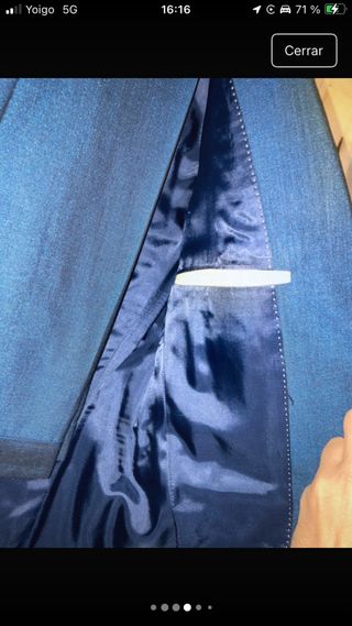 Chaqué Traje Novio Ceremonia Fiesta Azul