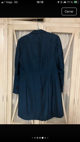 Chaqué Traje Novio Ceremonia Fiesta Azul