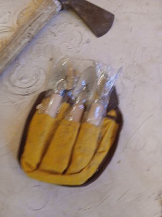 Ascia vintage con palette