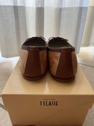 Ballerine Alviero Martini Beige/Marrone