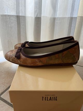 Ballerine Alviero Martini Beige/Marrone