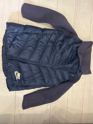 Plumón Nike Mujer Manga 3/4 Azul Marino