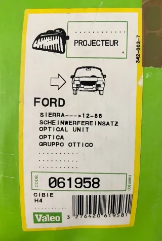 Faro Ford Sierra