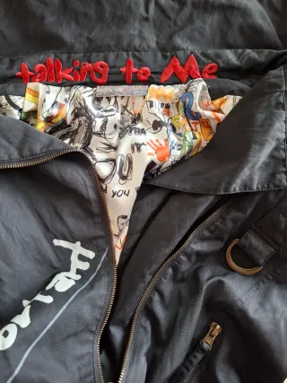 Chaqueta DESIGUAL Negra con Dibujos