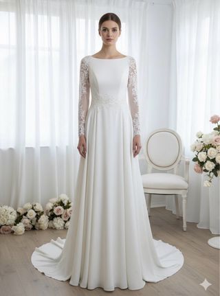 Vestido de Novia X&M Collection Talla 42