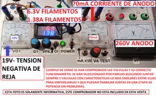 Válvula 6SN7GT 6H8C 6N8S