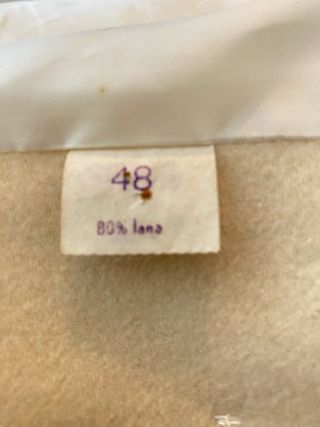 Cappotto con pelliccia beige e marrone