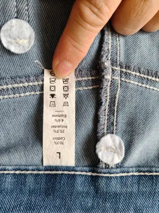 Pantalón vaquero mujer azul claro