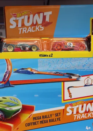 Hot Wheels Stunt Tracks Mega Rally 2 Set