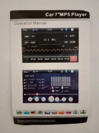 Reproductor MP5 Coche 7 con Mando