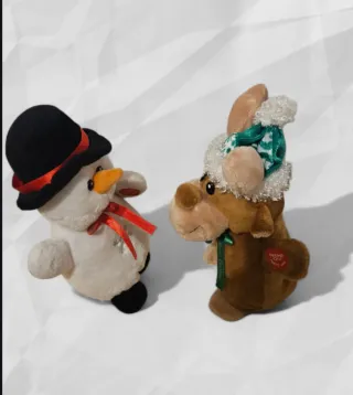 Peluche Pupazzo Pupazzi Natale Pupazzo Pupazzi Nat