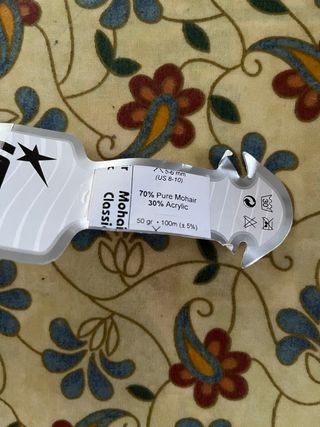 Maglione lana mohair 70% fatto a mano taglia L