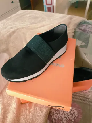 Zapatos planos negros mujer