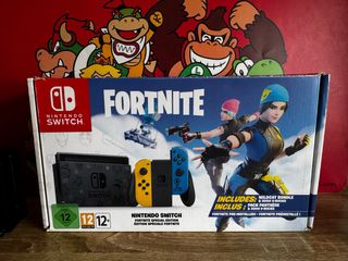 Nintendo Switch Edición Fortnite + mario odyssey