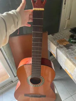 Guitarra Acústica Madera Clara