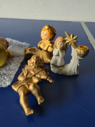 Lotto 6 statuette in ceramica