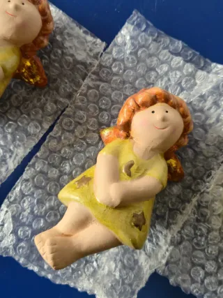 Lotto 6 statuette in ceramica