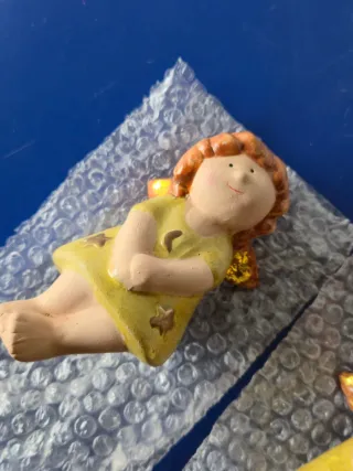 Lotto 6 statuette in ceramica