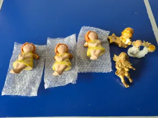 Lotto 6 statuette in ceramica