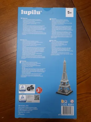 Torre Eiffel de montar Lupilu 5+