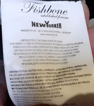 Abrigo Fishbone con capucha Talla XXL