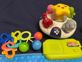 Lote Juguetes Bebé: Piano, Teléfono, Sonajero