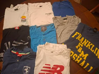 Lote 9 Camisetas Talla M