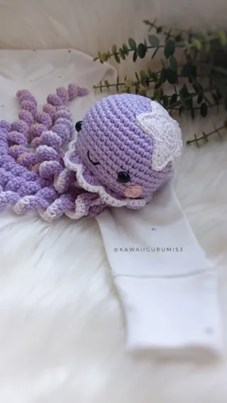 Medusa pulpo bebe Amigurumi ganchillo