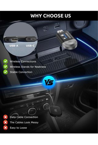 Adaptador ESSGOO CarPlay Android Auto USB-C