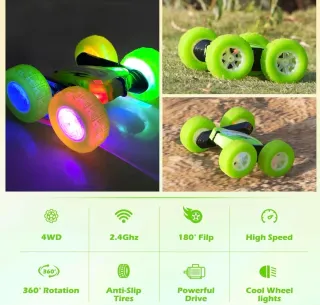 Coche RC ROZON con luces de colores