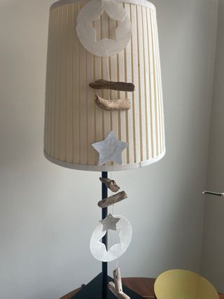 Guirnalda Navideña Nácar y Madera