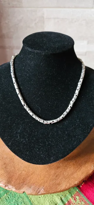 Collana snake argento 925 punzonata