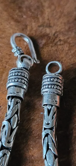 Collana snake argento 925 punzonata